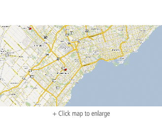 GREATER TORONTO MAP